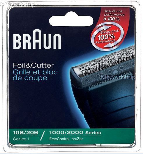 NEW BRAUN 10B/20B CRUZER FREECONTROL 1000/2000 1775 3 5 6 Shaver FOIL 