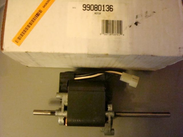 BROAN RANGE/HOOD MOTOR #99080136 76000 Series, NEW  