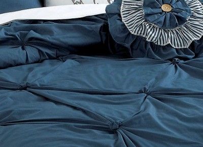 TUFTED 8PC King / CAL KING COMFORTER SET Republic Deep Sea Turquoise 