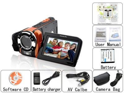 Shock Ultra Rugged HD Sport Camcorder (1080p, Waterproof, Macro 