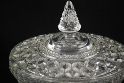 Anchor Hocking Wexford Crystal Candy Dish & lid  