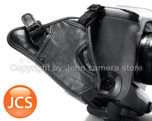 Tri Leather Camera Hand Strap for Canon Rebel XT XSi XS  