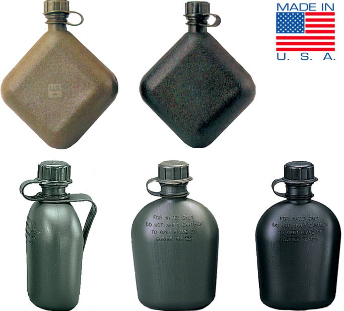 USA MADE Official Military Water CANTEENS, BLADDERS  