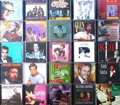 50 OLDIES CD LOT Frank Sinatra,Tony Bennett,Rod Stewart  