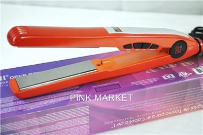 New CHI 1 Digital TITANIUM Flat Iron (ORANGE)  HOT   