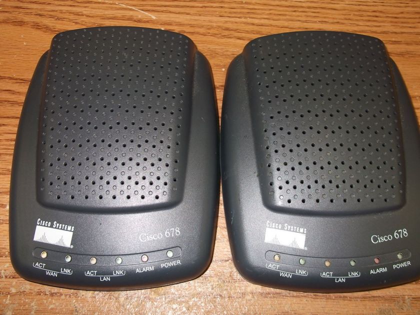 CISCO 678 ADSL DSL MODEM ROUTER  