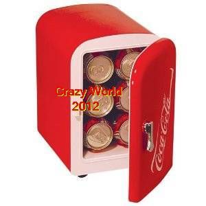 New Koolatron Coca Cola Personal 6 Can Mini Fridge  