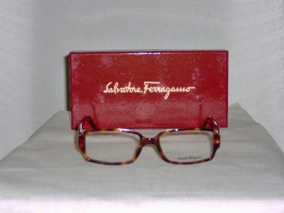 New Salvatore Ferragamo Tortoise Eyeglasses Mod. 2631  