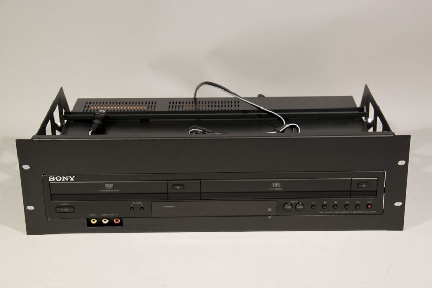 RACK MOUNT Sony SLP D380P DVD Player/VHS Recorder Combo  