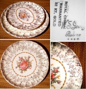 GEORGE FILIGREE ROSE, BOLERO, Dinnerware  