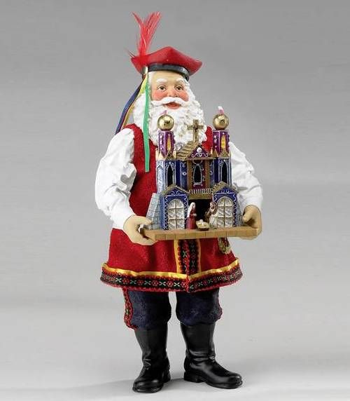   FABRICHE INTERNATIONAL SANTA *POLISH SANTA* W/NATIVITY FREE S/H  