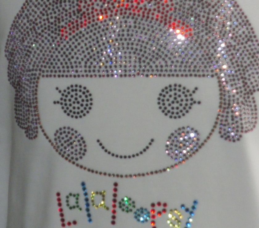   LARGE Lalaloopsy Jewel Sparkles rhinestone iron on transfer for tshirt