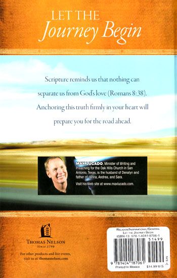 NEW Christian Inspirational Hardcover Let the Journey Begin   Max 