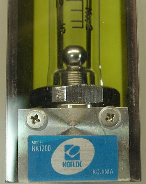 Kofloc RK1200 High Flow Meter with Precision Needle Valve  