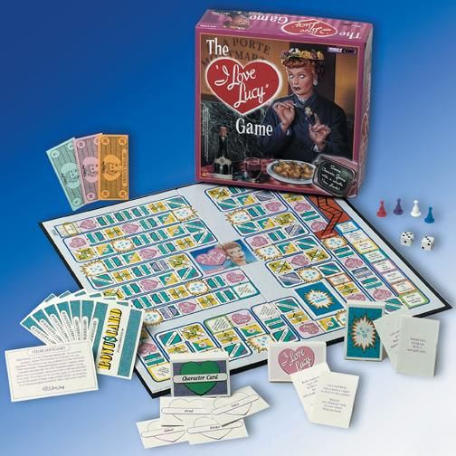 GAMES FACTORY SEALED I LOVE LUCY BOARD GAME + TRIVIA  