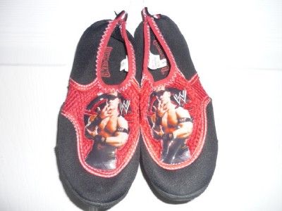 WWE Boys 11 12 John Cena WATER SHOES Sandals Wrestling  