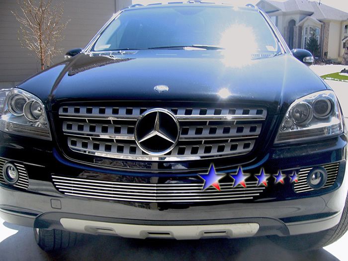   Benz ML350/500 Lower Bumper Aluminum Billet Grille Grill Insert  