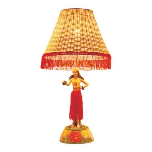 Hawaiian Hawaii Motion Vintage Hula Lamp ~ Hula Girl In Dancing Pose 