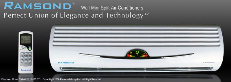 RAMSOND 18000 BTU MINI SPLIT DUCTLESS AIR CONDITIONER  