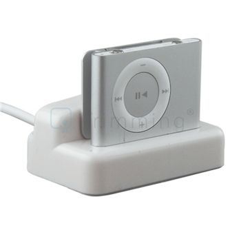 USB Dock Cradle+Insten Wall Charger for iPod shuffle 2G  