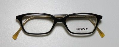   DKNY 6804 51 16 145 BLACK/HONEY EYEGLASS/GLASSES/FRAMES ITALY  