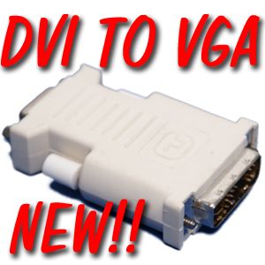 NEW Dell DVI to VGA Video Converter Adapter J8461 6D822  