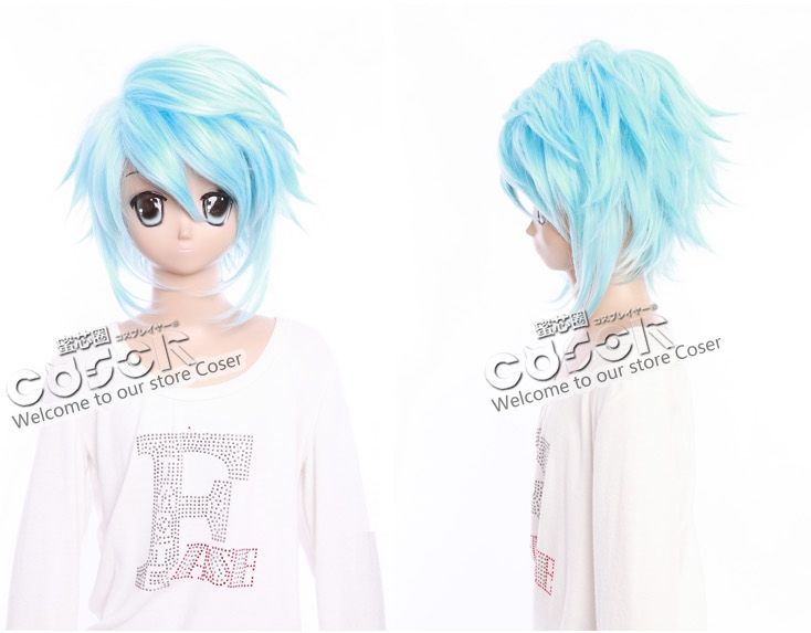 Itsuka Tenma no Kuro Usagi Taito Kurogane Cosplay Wig  