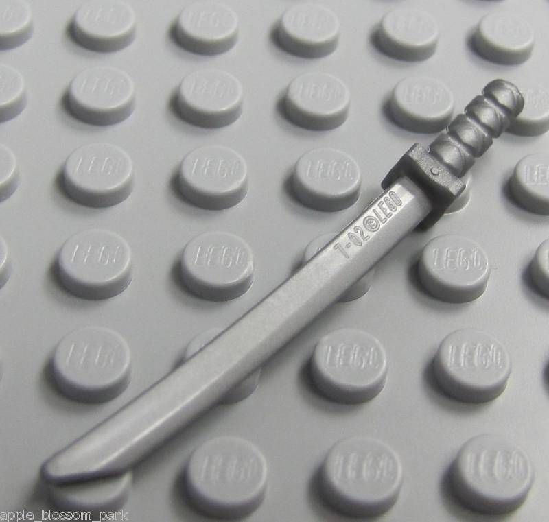 Lego minifig Ninja Katana DARK GREY SWORD Weapon New  