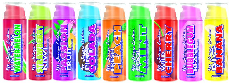   Bubblegum Blast, Piña Colada, Strawberry Kiwi, Cool Mint, Wild Cherry