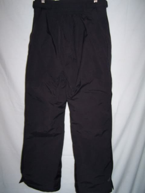 Womens Slalom Black Insulated Snowboard Ski Pants Sz M  