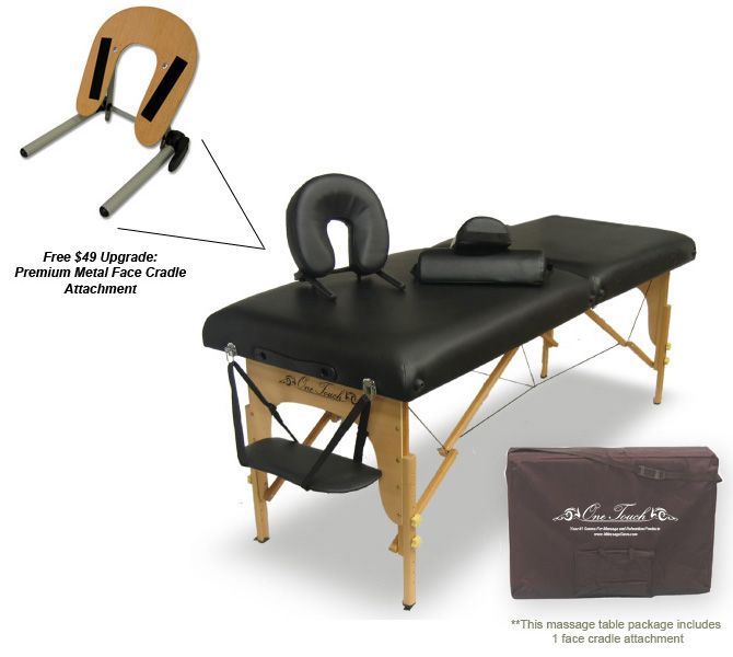 Massage Table 30 Wide OneTouch Elite Table 2 Free Bolsters   Free 