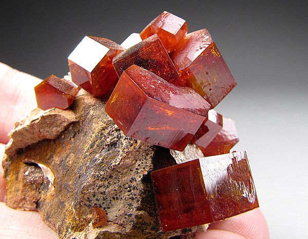 Vanadinite, Mibladen, Atlas Mountains, Morocco  