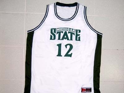 MATEN CLEAVES MICHIGAN STATE JERSEY WHITE NEW ANY SIZE OFV  