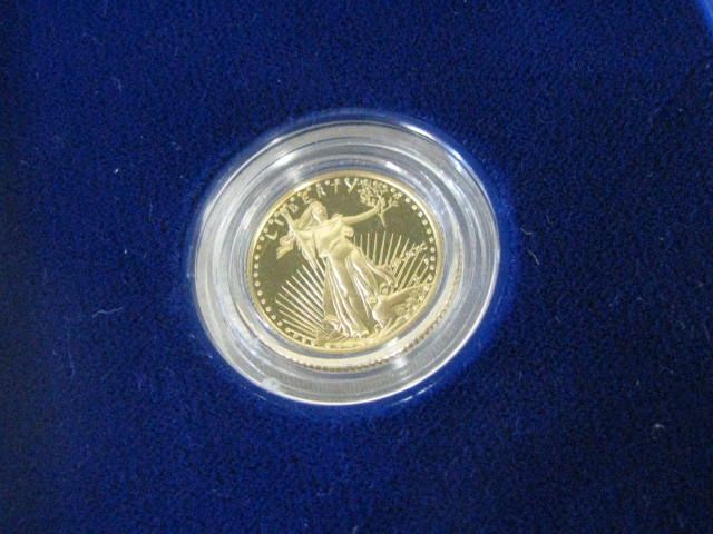   States Mint $5 Dollar 1/10 oz Proof Gold American Eagle Coin  