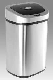 Motion Sensor 21 Gallon Trash Can Stainless Steel  