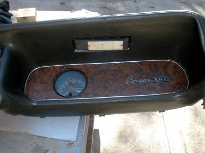 1969 1970 MERCURY COUGAR XR7 DASH W/ CLOCK OEM  