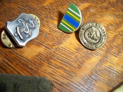 Lot US Military Patches Dog Tag Pins  