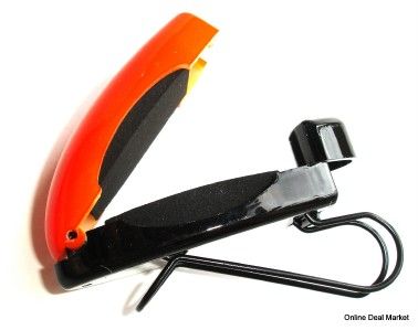 ORANGE SUNGLASSES HOLDER CLIP CAR AUTO VISOR EYEWEAR  