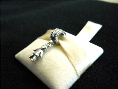 Authentic Pandora 790859 BOY DANGLE BEAD CHARM STERLING SILVER NEW 