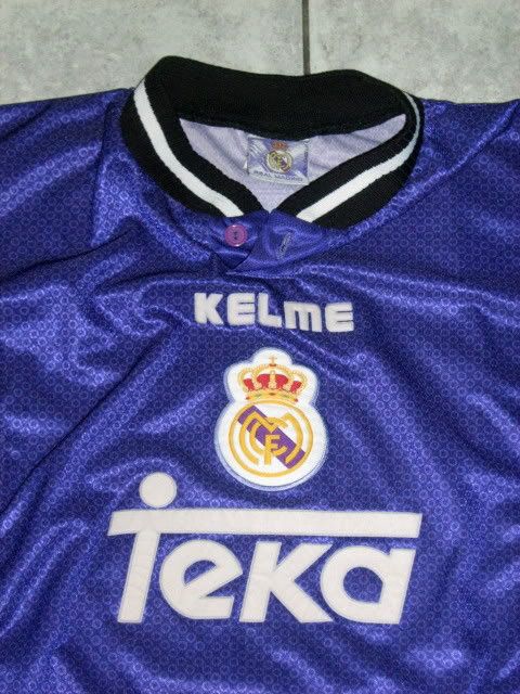 REAL MADRID SUKER 1996 CAMISETA ORIGINAL KELME   