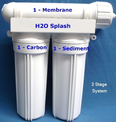 Reverse Osmosis System (24/35/50GPD Membrane)Drinking RO Water Filter 