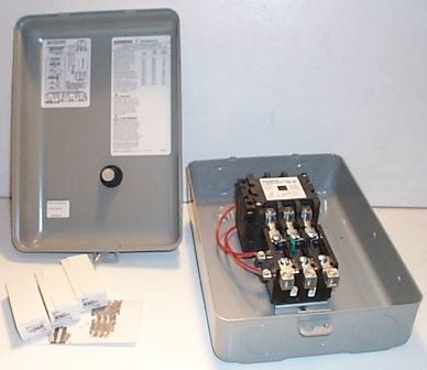 Siemens WS2 230 3 Phase 15 HP Magnetic Starter NEMA 1  