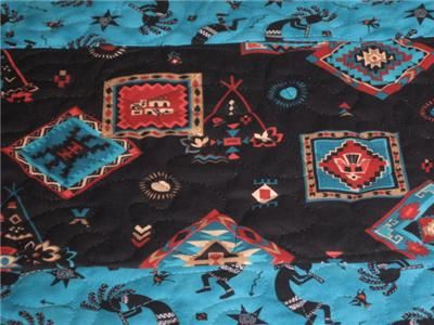 Handmade Table Runner Cherokee Southwest Navajo quilted  