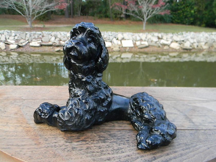 Vintage Universal Original Statuary Chicago Black French Poodle 