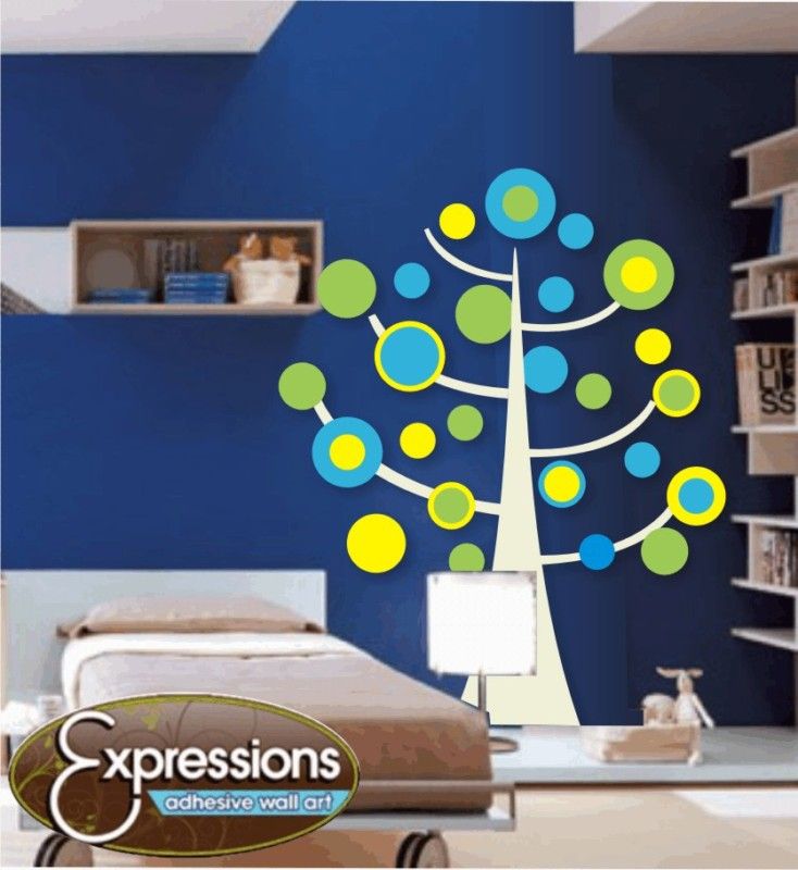 POLKA DOT TREE wall decals stickers vinyl kids nursery  