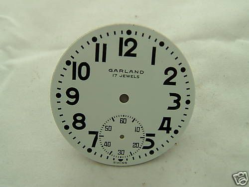 Ball Record Swiss Garland Pocket Watch Dial 16 Size  