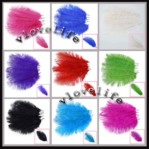   Ostrich Feathers approx 10 12 25cm 30cm Wedding Party Decorations