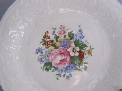 Tabletops Ultd Victorian Rose Embossed Dinner Plates  2  