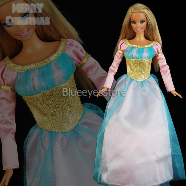 Handmade Dresses Fashion Party Clothes For Barbie Doll D101  